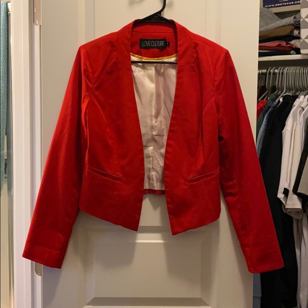 Women’s size medium red blazer